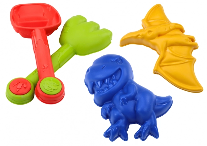 Dinosaur Sand Play Set with Bucket and Molds