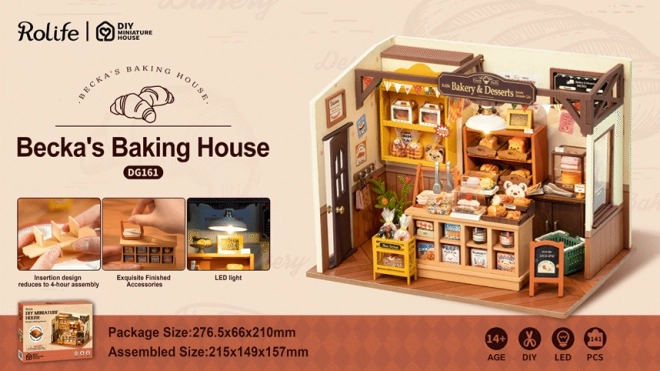 Miniature Dollhouse Bakery by RoboTime