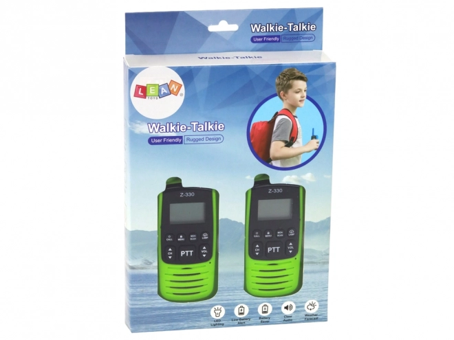 Green walkie-talkie 3km communication gadget
