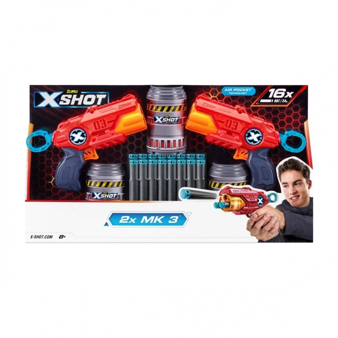 X-Shot Excel MK 3 Double Blaster Set