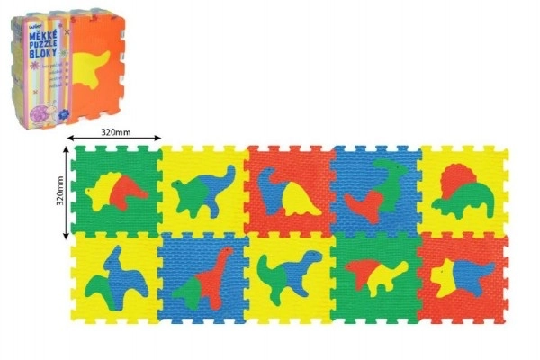 Soft Dinosaur Puzzle Blocks