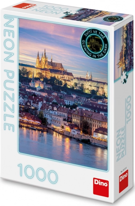 Glowing Prague Castle Jigsaw Puzzle 1000 Pieces