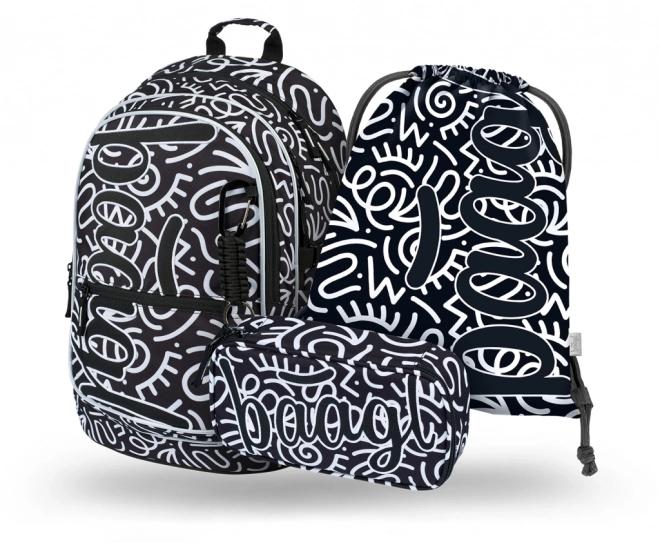 Baagl School Backpack Set Core Element