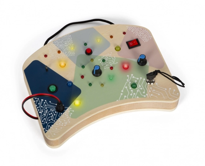 Wooden LED Activity Board for Kids