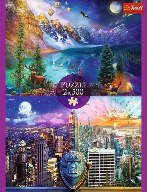 Puzzles American Tour 2x500 Pieces