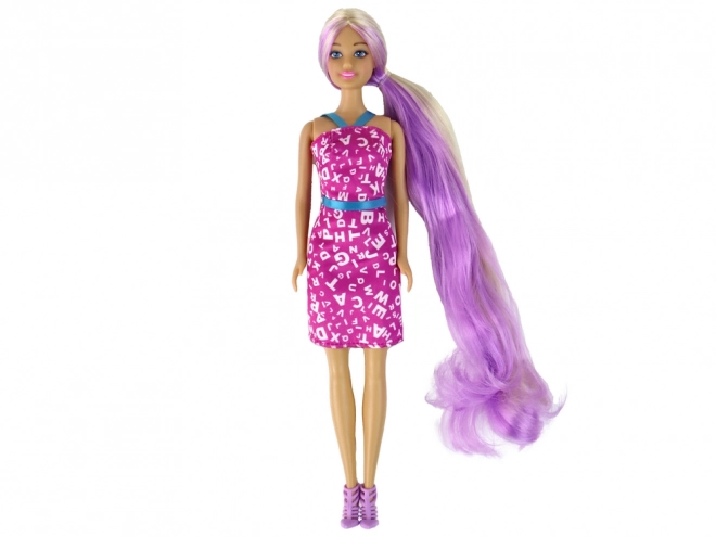 Anlily Doll with Long Purple Hair Set