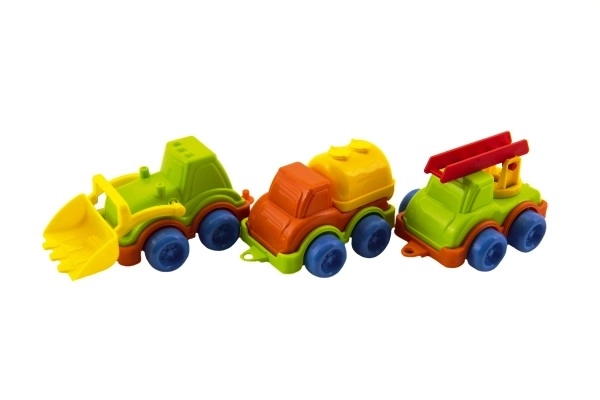 Plastic Mini Vehicle Set