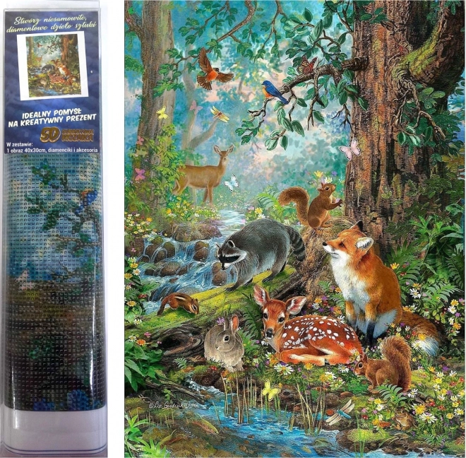 Diamond Painting Forest Animals Kit