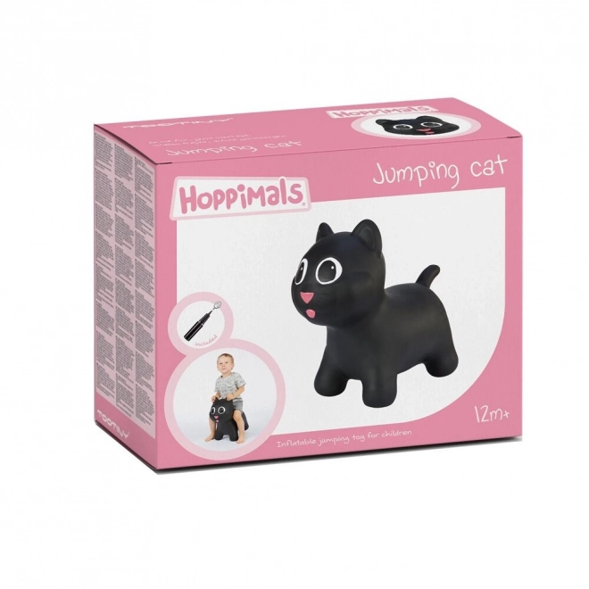 Bouncing Cat Black Toy