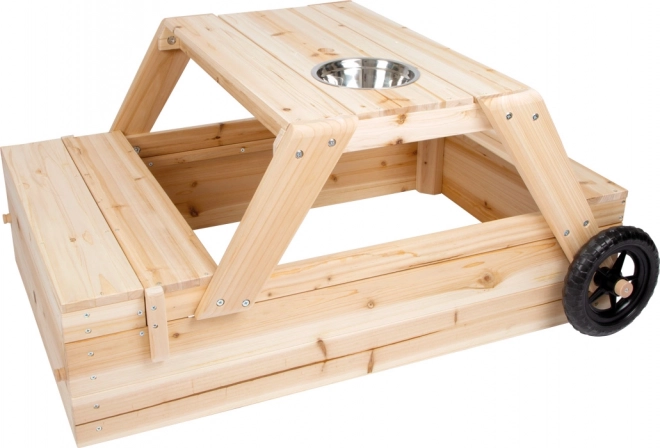 Small Foot Sandbox 3-in-1 with Seating