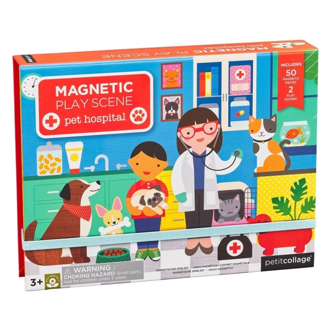 Veterinary Clinic Magnetic Playset