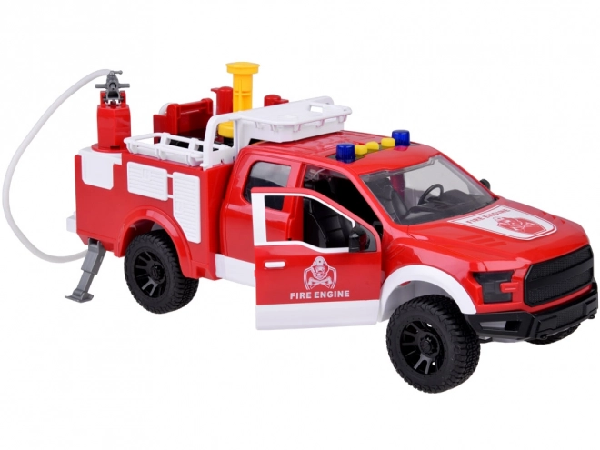 Fire Truck with Rotating Hose and Sounds