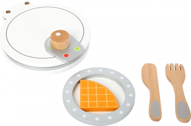 Wooden Waffle Maker with Accessories