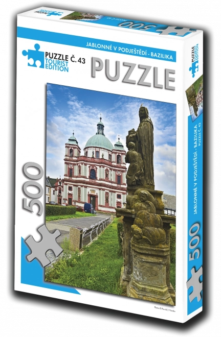 Tourist Edition Puzzle - Jablonné v Podještědí Basilica 500 Pieces