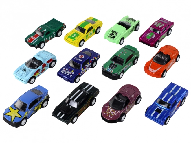 Metal Friction Toy Car Set