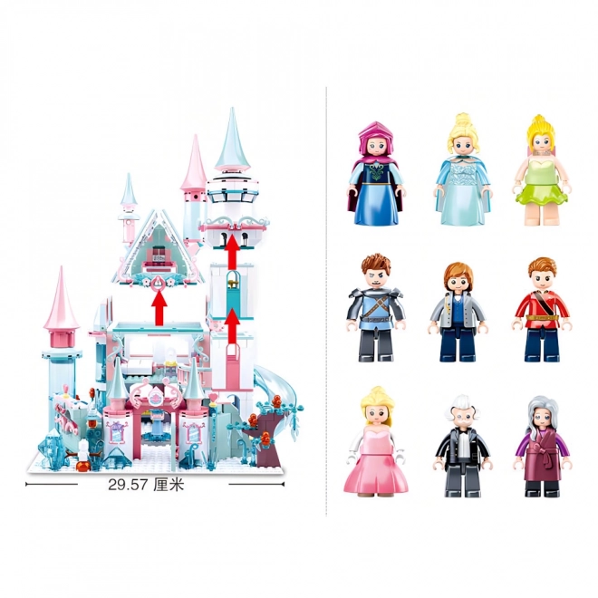 Winter Fairy Ice Castle Construction Set