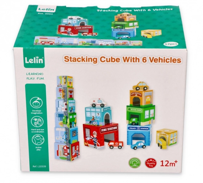 Stacking Cups with Vehicles