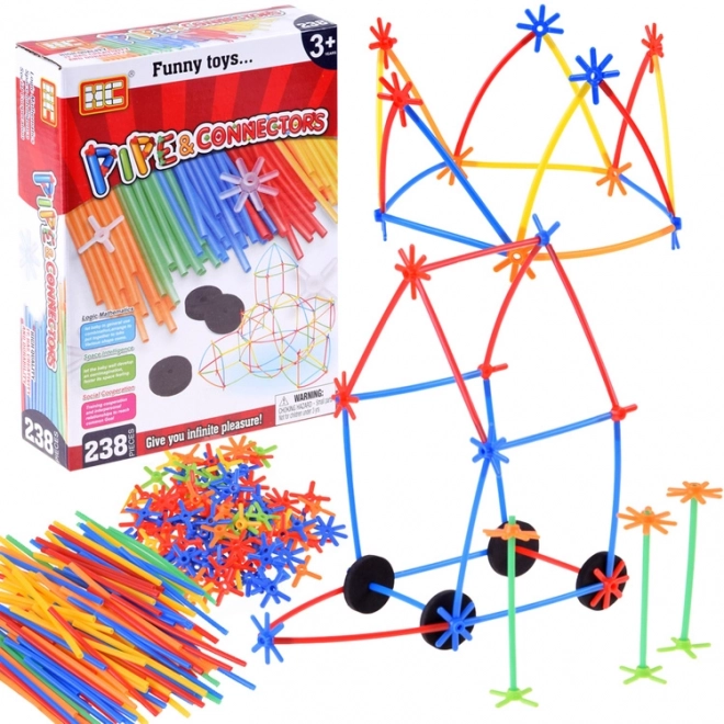 Creative Construction Straw Building Set 238 Pieces