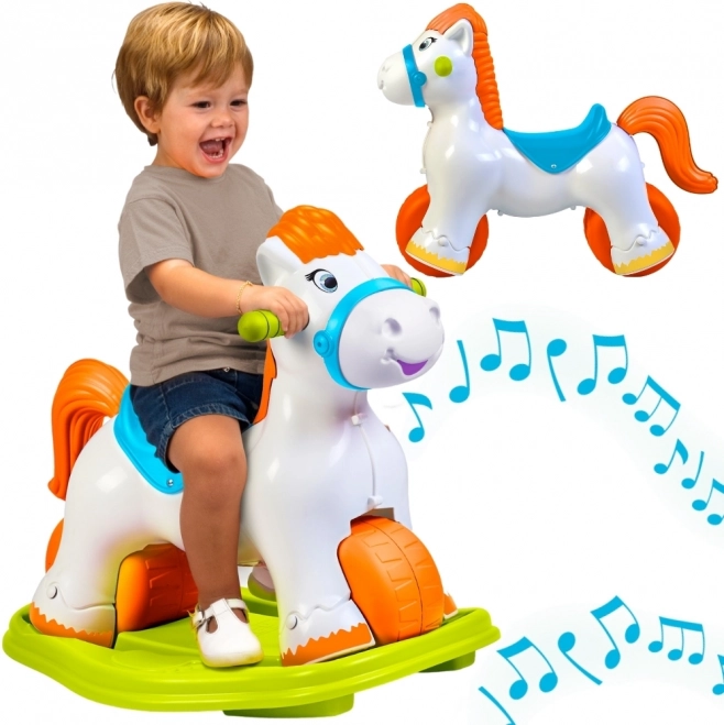 Unicorno a dondolo interattivo 2 in 1 cavalcabile di FEBER