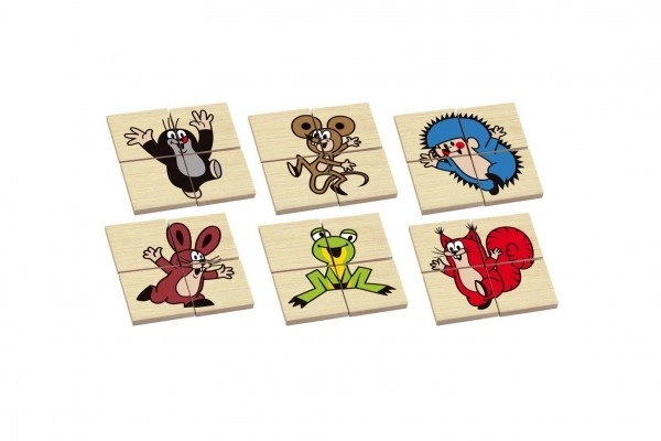 Detoa Wooden Puzzle with Little Mole Theme