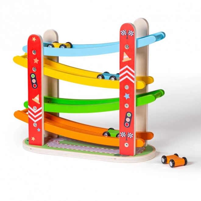 Wooden Racing Track by Bigjigs Toys