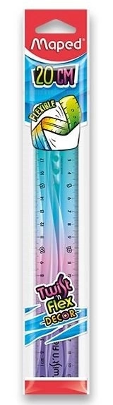 Maped Flexible Ruler Twist'n Flex Rainbow 20 cm