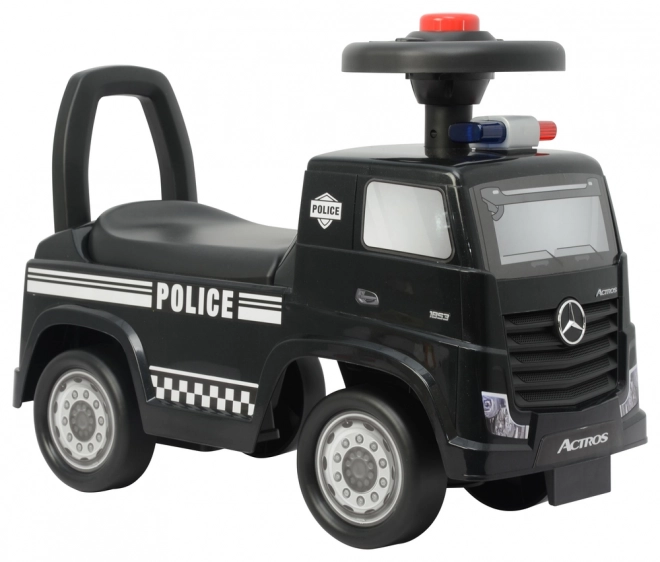 Mercedes Actros Police Ride-On Toy Black