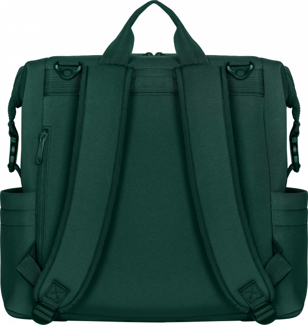 Lionelo diaper backpack cube in forest green – Green Forest