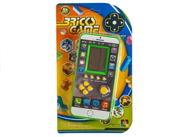 Electronic Tetris Game Mobile Green