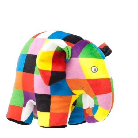 Elmer the Colorful Plush Elephant Toy