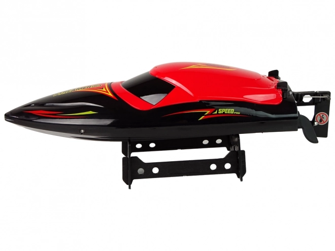 Red RC Speedboat 35 km/h