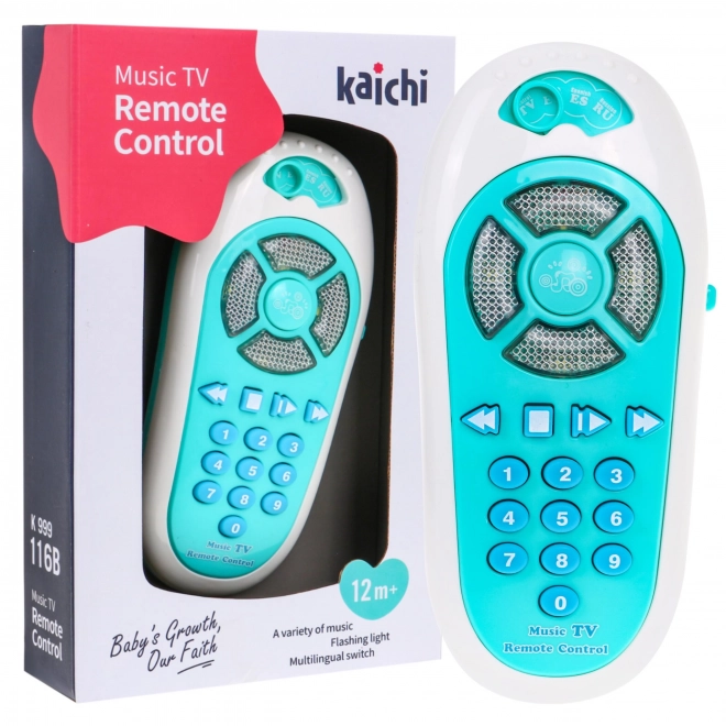 Interactive TV Remote for Kids with Sounds, Melodies, and Lights