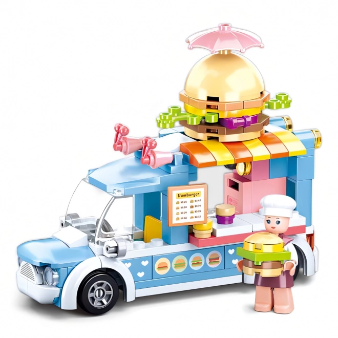 Sluban Girls Dream Mobile Burger Stand