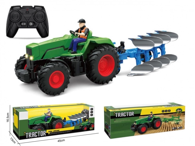 Remote Controlled Tractor With Lights