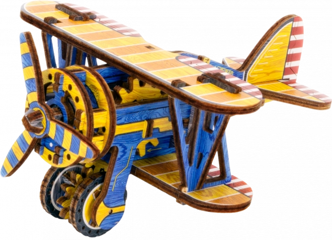 Wooden City 3D Puzzle Biplane Limited Edition