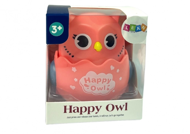 Pink Owl Baby Sensory Toy