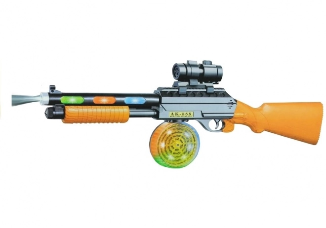 toy ak 868 rifle with lights and sounds 60 cm