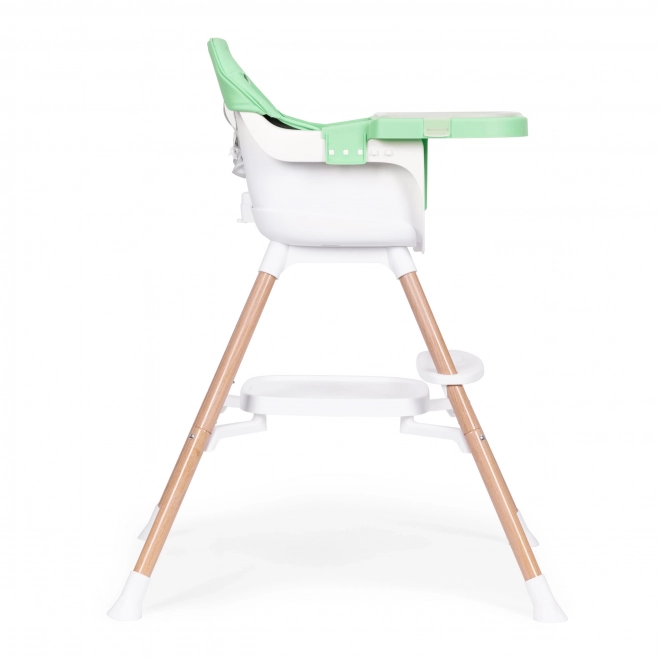 2-in-1 Child Feeding Chair in Green by Ecotoys
