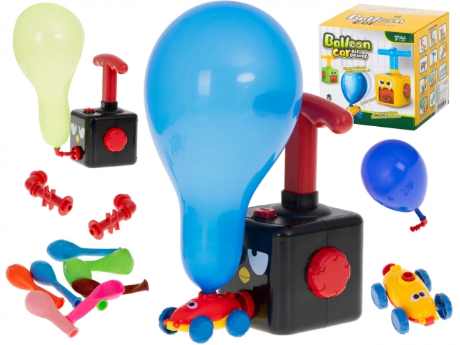 Aerodynamic Balloon Car Launcher Set