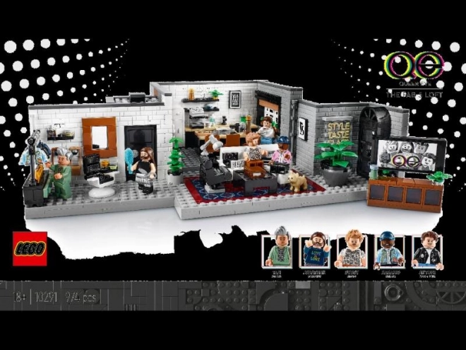 Queer Eye - The Fab 5 Loft LEGO Set