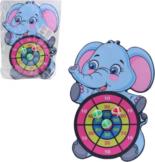Elephant Target with Balls for Kids