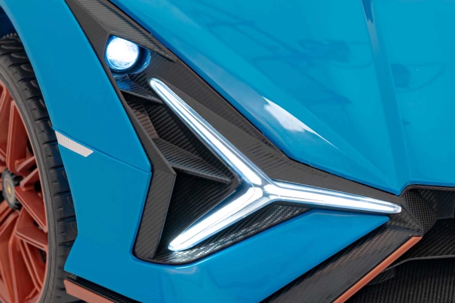 Ružové vozidlo Lamborghini Sian – Modré