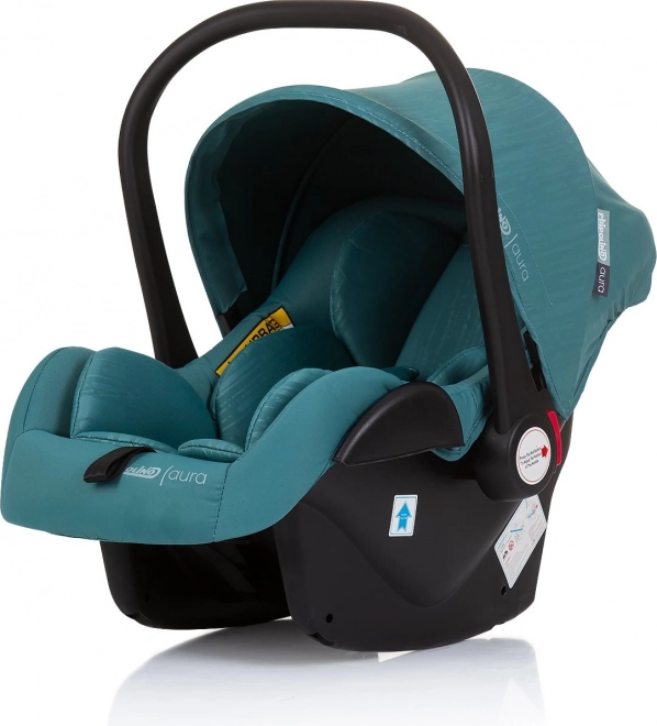 Chipolino Car Seat Aura I-Size 40-85cm Macadamia – Teal