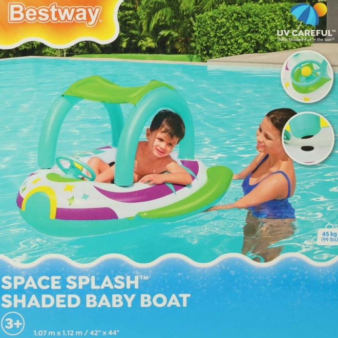 Inflatable Swim Ring with Steering Wheel