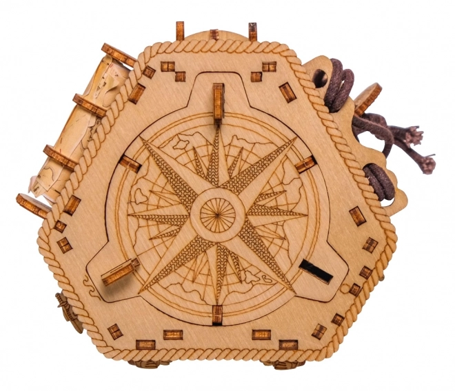 Blackbeard's Compass 3D Wooden Puzzle by EscapeWelt