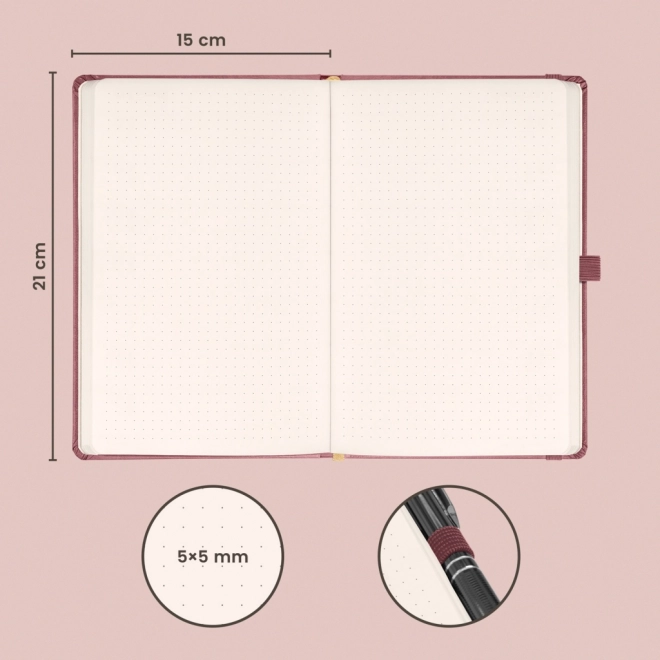 Notique Dotted Notebook Aprint Neo Pink