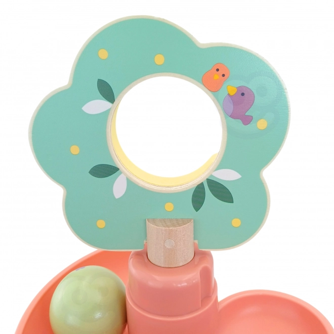Wooden Ball Run Set for Toddlers - WOOPIE GREEN
