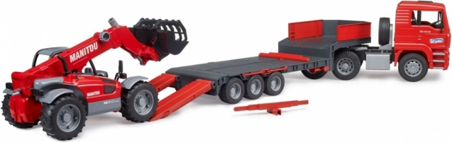MANITOU telescopic loader with accessories