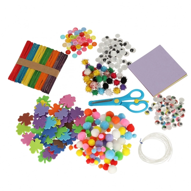 Creative Craft Set for Kids - 1200 Pieces