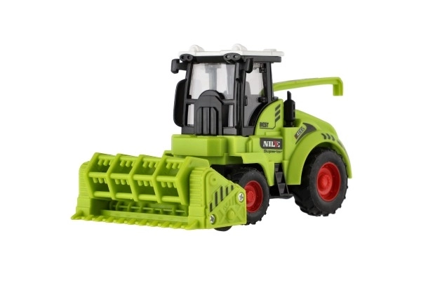 Plastic Farmer Combine Toy on Friction Motor